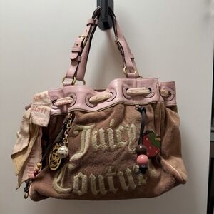 Vintage Juicy Couture Strawberry Fields Hobo Bag Shoulder Bag